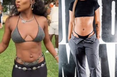 “She’s too old for that”- Dj Zinhle criticized for Copying Uncle Waffles dressing style at the age of 43