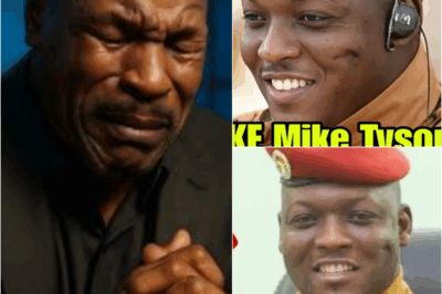 Mike Tyson Breaks Down in Tears on Live TV After an Emotional Letter from Ibrahim Traoré….